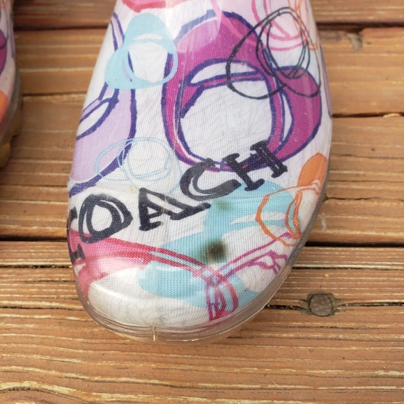 Coach Q497 Pixy rain boots 9 - Picture 5 of 8